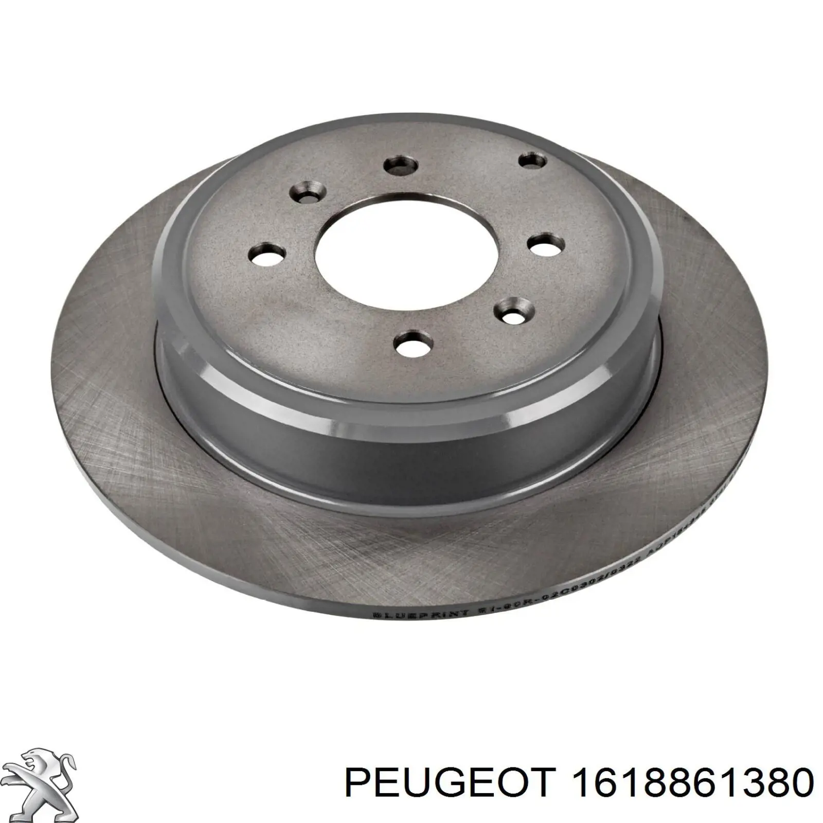 1618861380 Peugeot/Citroen disco de freno trasero