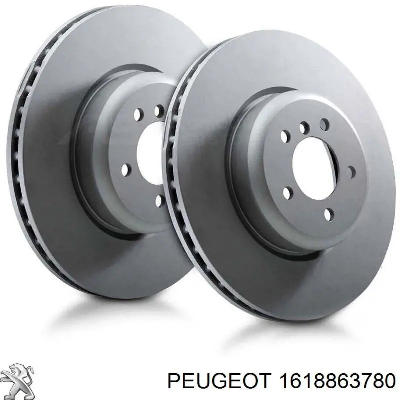 1618863780 Peugeot/Citroen freno de disco delantero