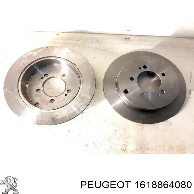 1618864080 Peugeot/Citroen disco de freno trasero