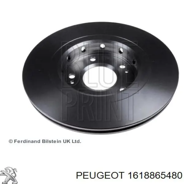 1618865480 Peugeot/Citroen disco de freno delantero