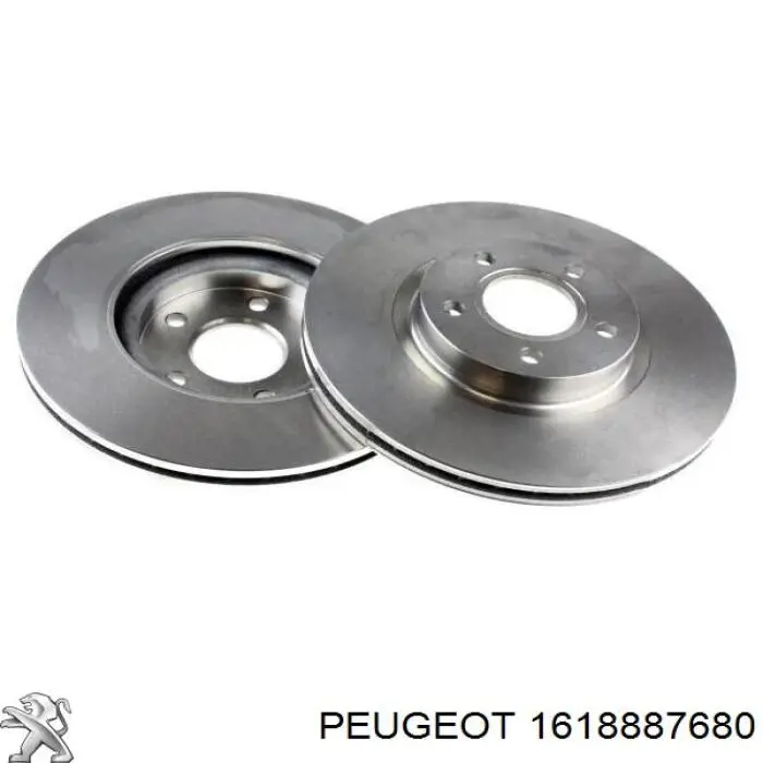 1618887680 Peugeot/Citroen freno de disco delantero