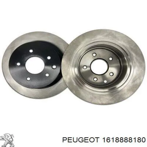 1618888180 Peugeot/Citroen disco de freno trasero