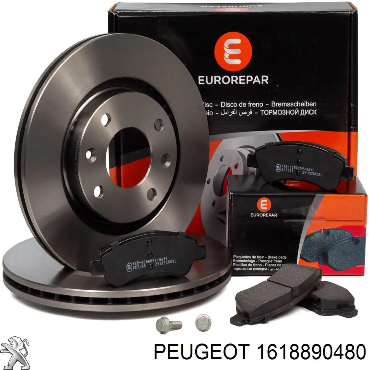 1618890480 Peugeot/Citroen disco de freno delantero