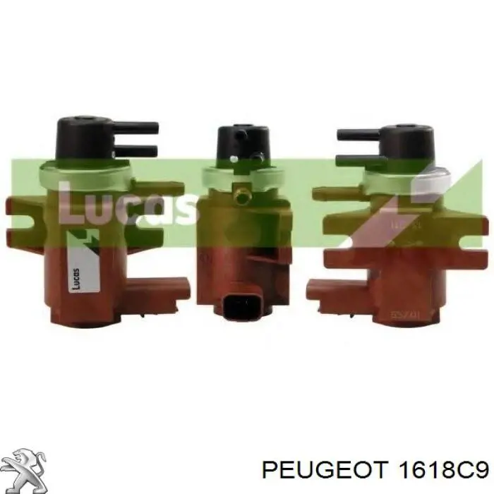 1618C9 Peugeot/Citroen transmisor de presion de carga (solenoide)