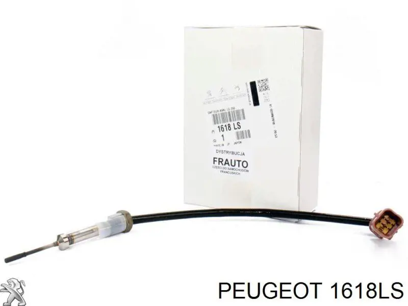 Sensor de temperatura de gases de escape del filtro de partículas 00001618A5 Peugeot/Citroen