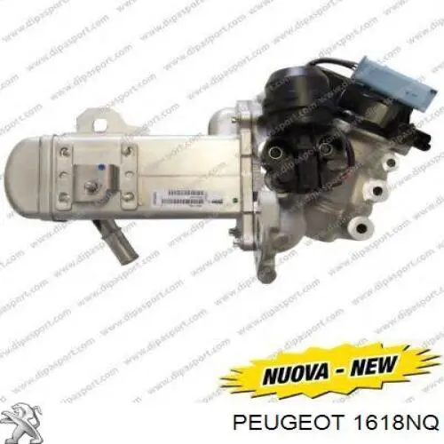 Enfriador de recirculación de gases de escape EGR 1618NQ Peugeot/Citroen