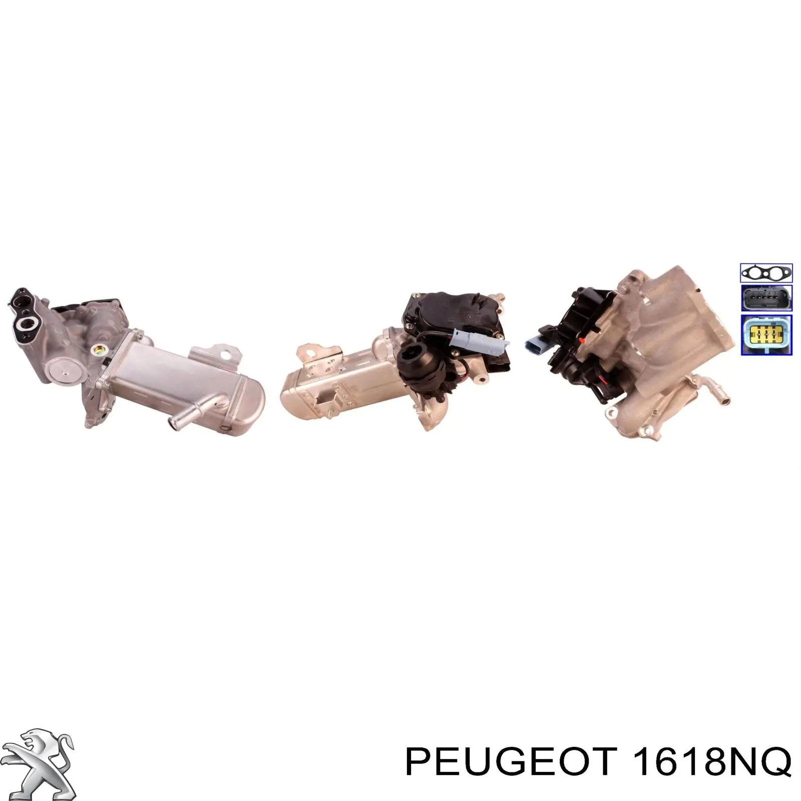 Comprar 1618NQ Peugeot/Citroen Enfriador de recirculación de gases de escape EGR