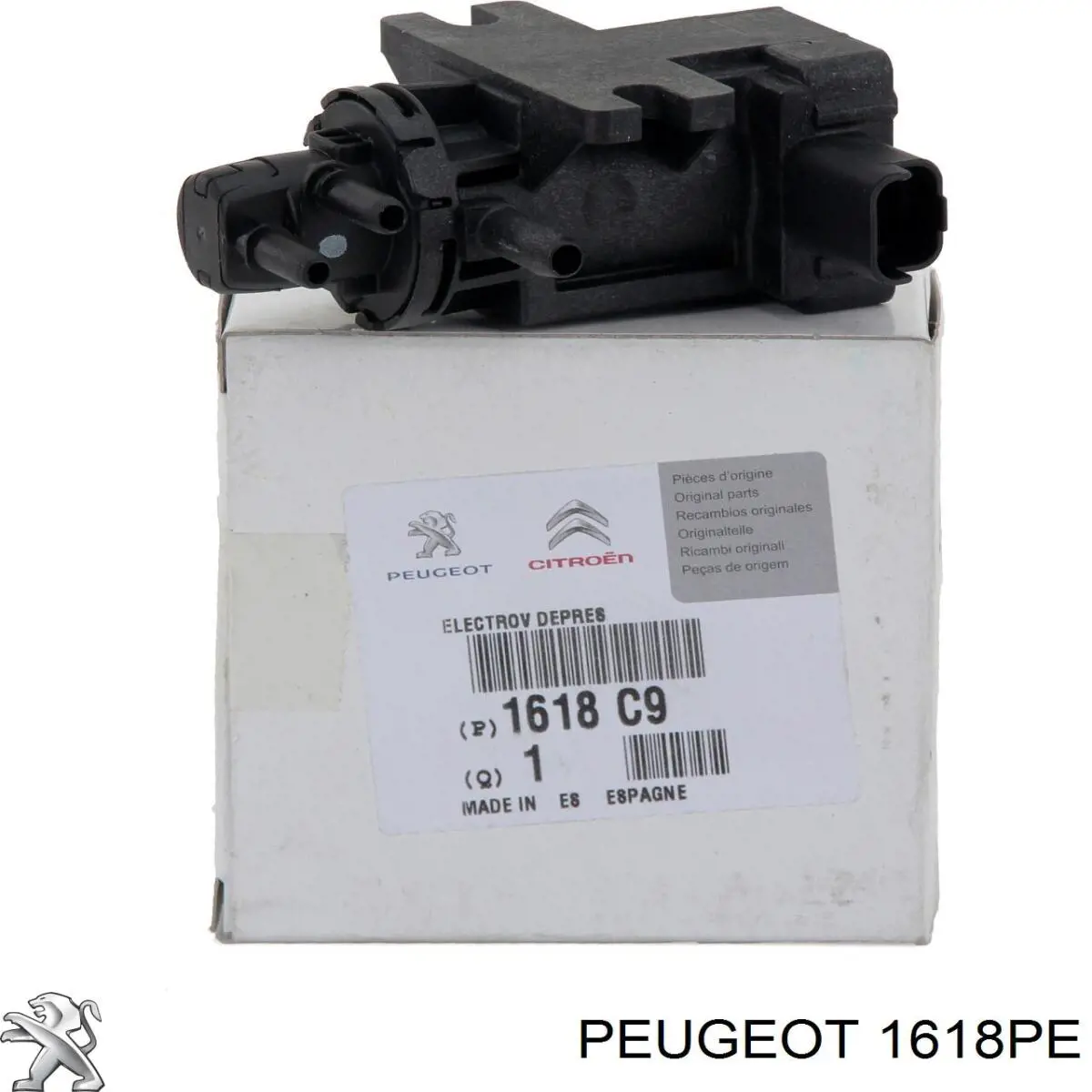 Válvula solenoide de control de presión de sobrealimentación Peugeot/Citroen 1618PE precio, desde 43,65 EUR