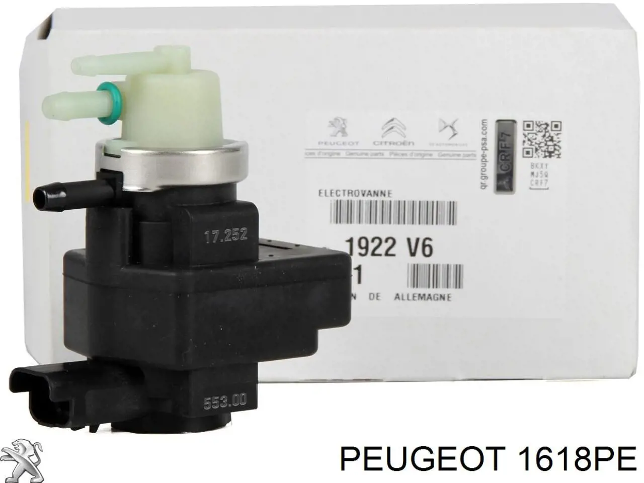 Comprar 1618PE Peugeot/Citroen Válvula solenoide de control de presión de sobrealimentación