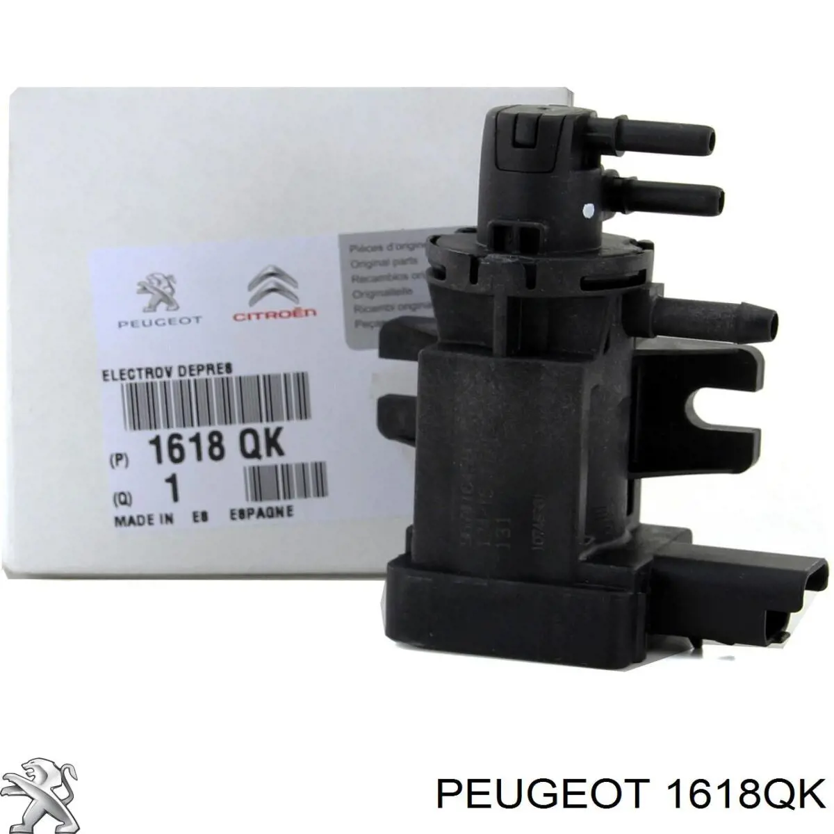 1618QK Peugeot/Citroen valvula de solenoide control de compuerta egr