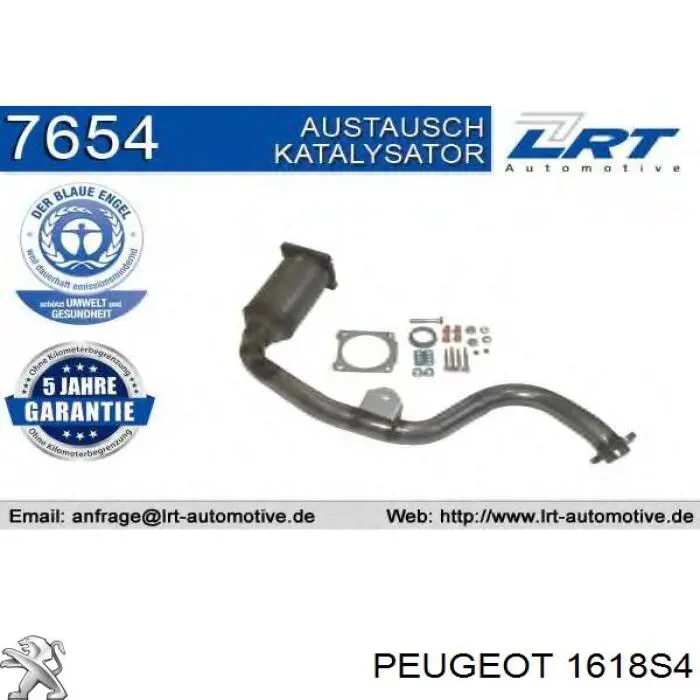 1618S4 Peugeot/Citroen transmisor de presion de carga (solenoide)