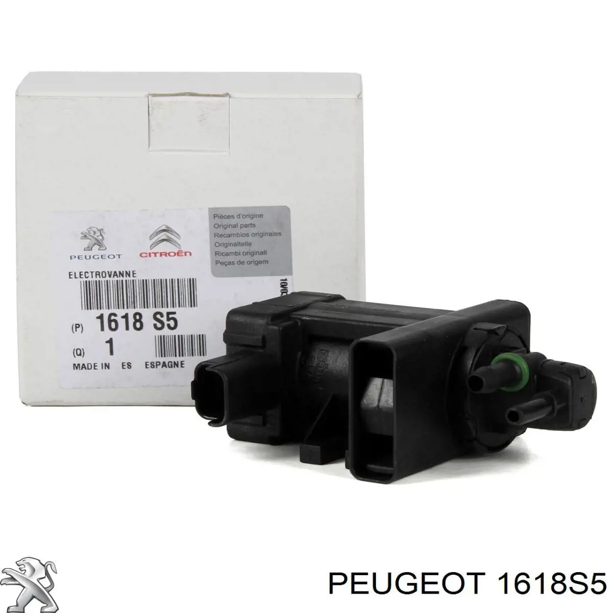 1618S5 Peugeot/Citroen valvula de recirculacion de aire de carga de turbina