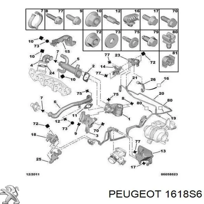 Comprar 1618S6 Peugeot/Citroen 