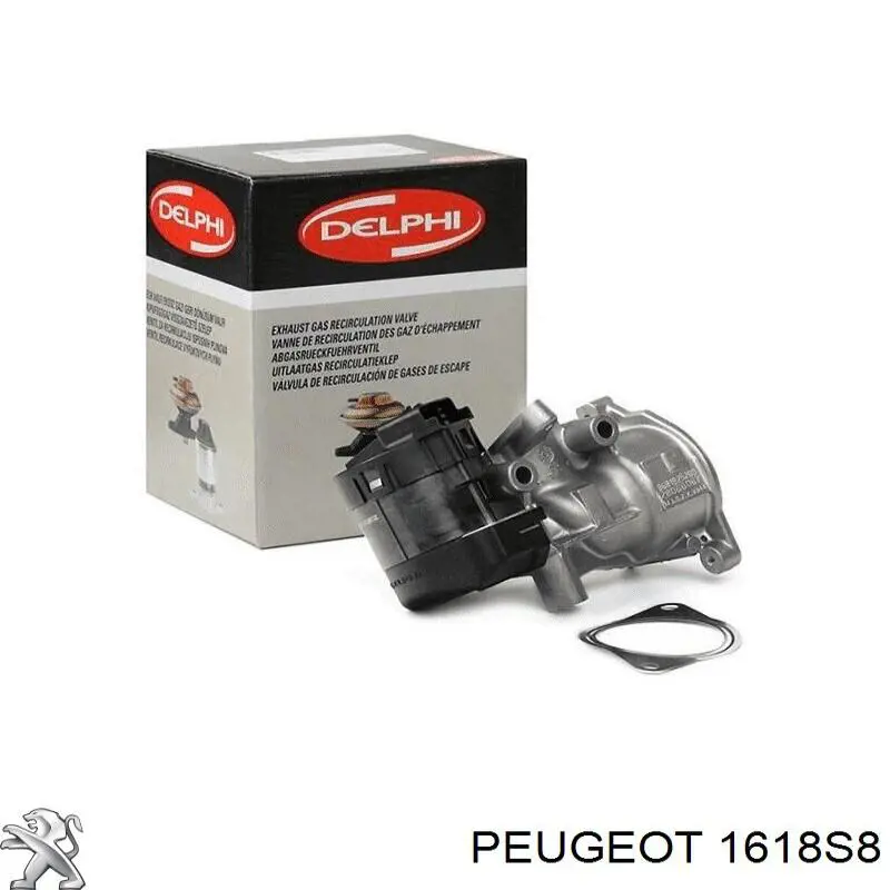 1618S8 Peugeot/Citroen válvula egr