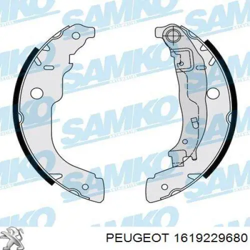 1619229680 Peugeot/Citroen zapatas de frenos de tambor traseras