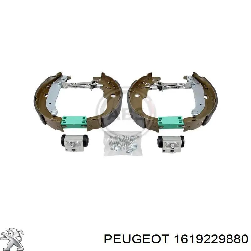 Zapatas de freno 1619229880 Peugeot/Citroen