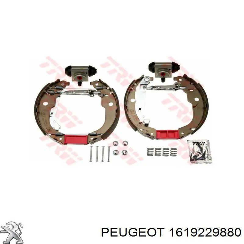 Zapatas de freno de tambor traseras Peugeot/Citroen 1619229880 precio, desde 44,51 EUR