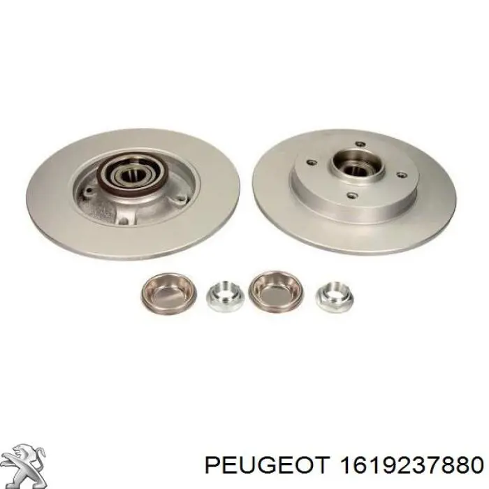Frenos traseros Peugeot/Citroen 1619237880