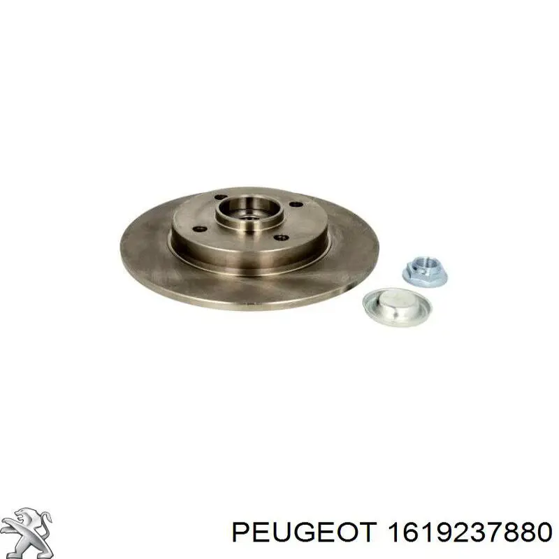 Comprar 1619237880 Peugeot/Citroen Disco de freno trasero