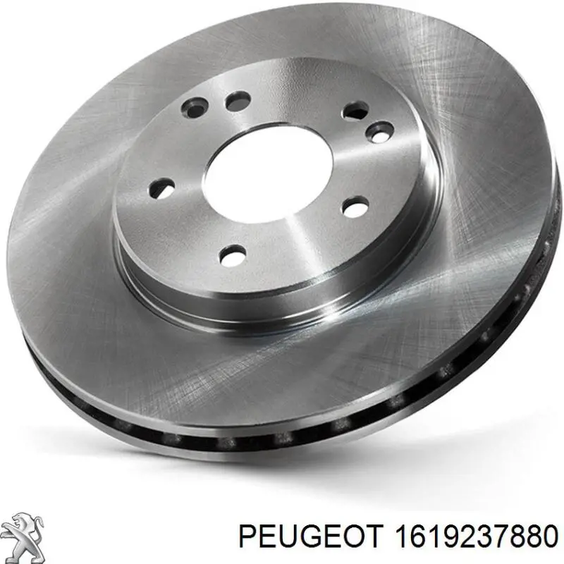 Disco de freno trasero 1619237880 Peugeot/Citroen