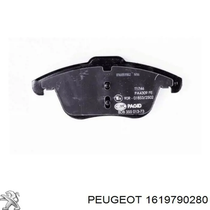 Pastillas de freno delanteras Peugeot 407 6E