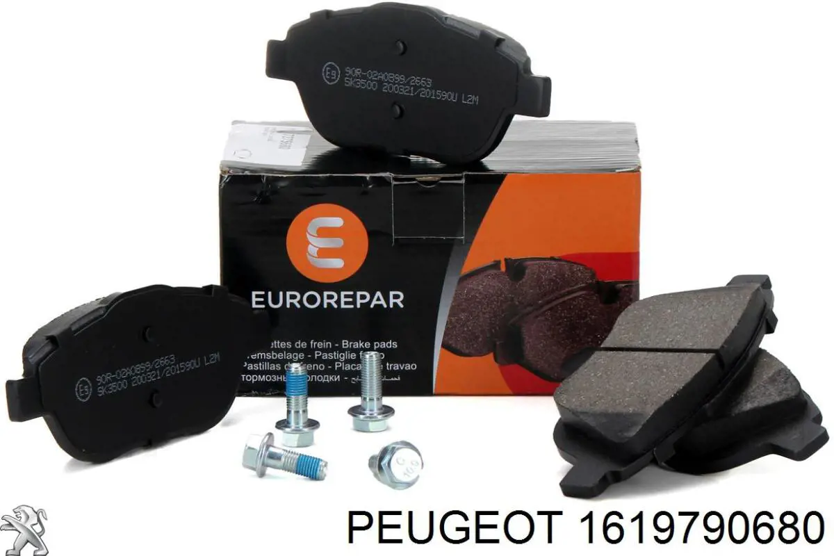 1619790680 Peugeot/Citroen pastillas de freno traseras