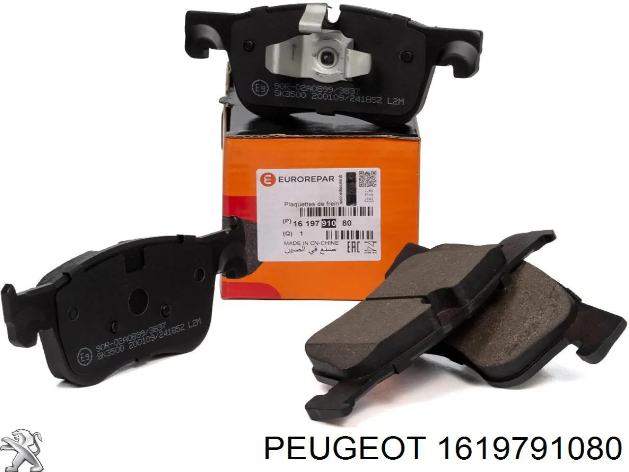 Comprar 1619791080 Peugeot/Citroen Pastillas delanteras de freno