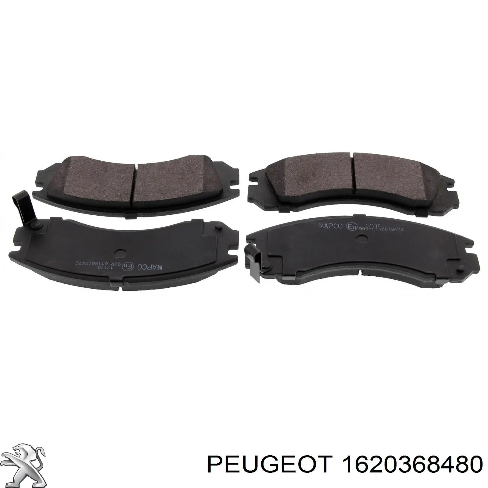 1620368480 Peugeot/Citroen pastillas de freno delanteras