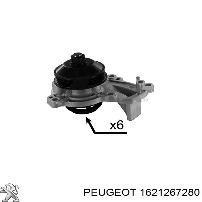 Correa de transmisión 1621267280 Peugeot/Citroen