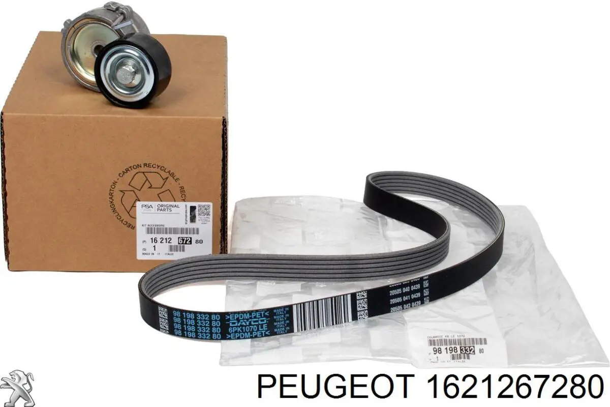 1621267280 Peugeot/Citroen Correa de transmisión, completo