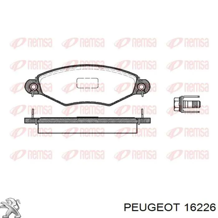 Comprar 016226 Peugeot/Citroen Tobera de aceite
