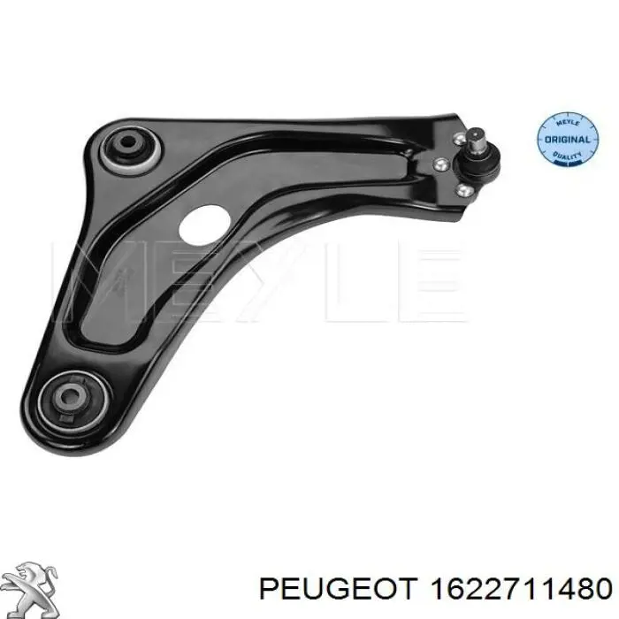 Brazo inferior derecho de la suspensión delantera 1622711480 Peugeot/Citroen