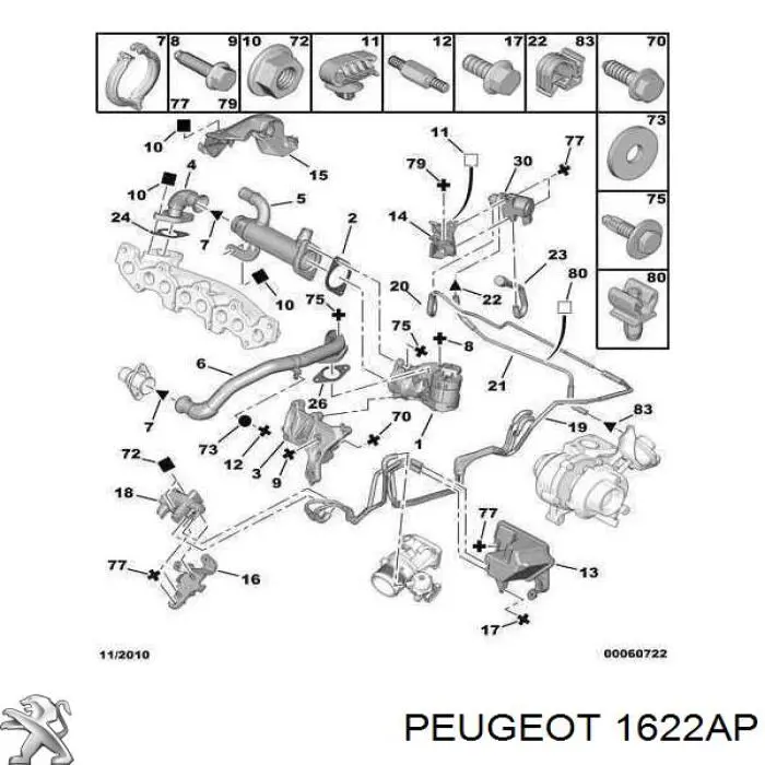 Comprar 1622AP Peugeot/Citroen 