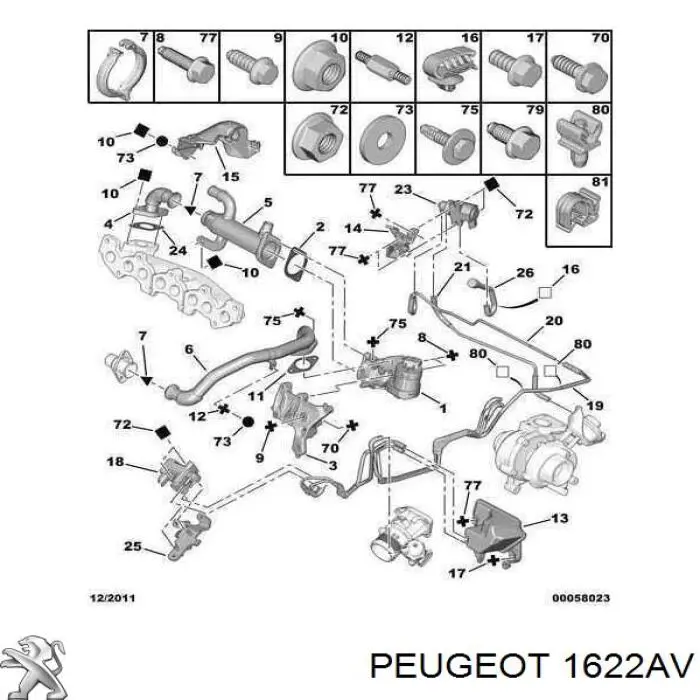  Peugeot/Citroen 1622AV precio, desde  