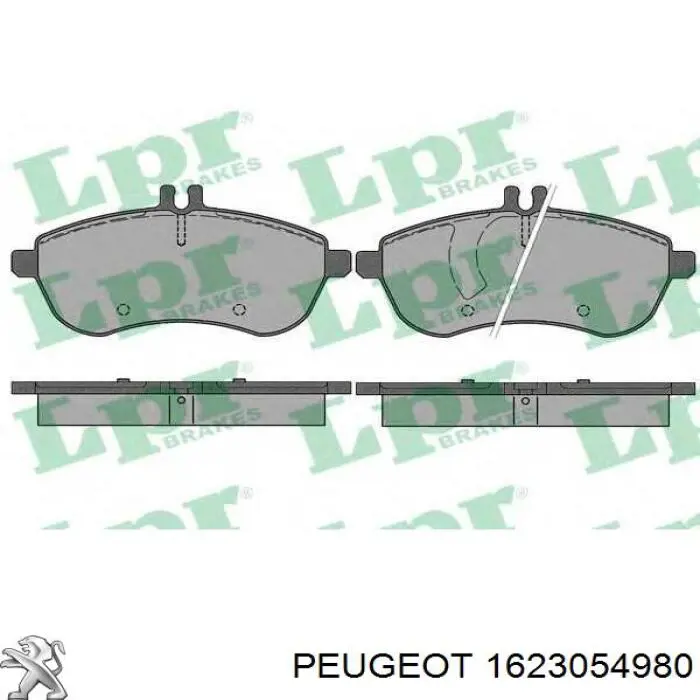 Pastillas freno delanteras Peugeot/Citroen 1623054980 precio, desde 32,50 EUR