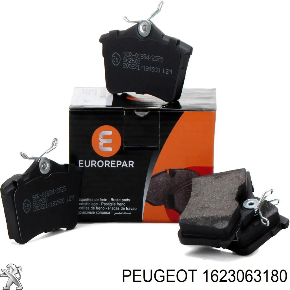 Comprar 1623063180 Peugeot/Citroen Pastillas de freno traseras