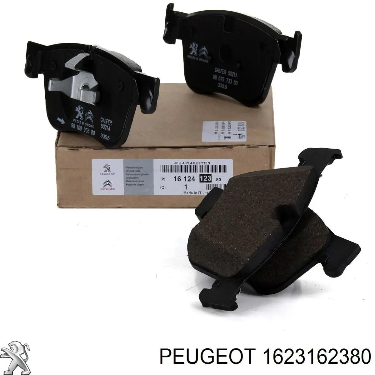 Comprar 1623162380 Peugeot/Citroen Pastillas delanteras de freno
