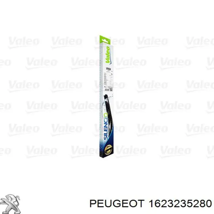 Escobilla del limpiaparabrisas trasero Peugeot/Citroen 1623235280 precio, desde 9,15 EUR
