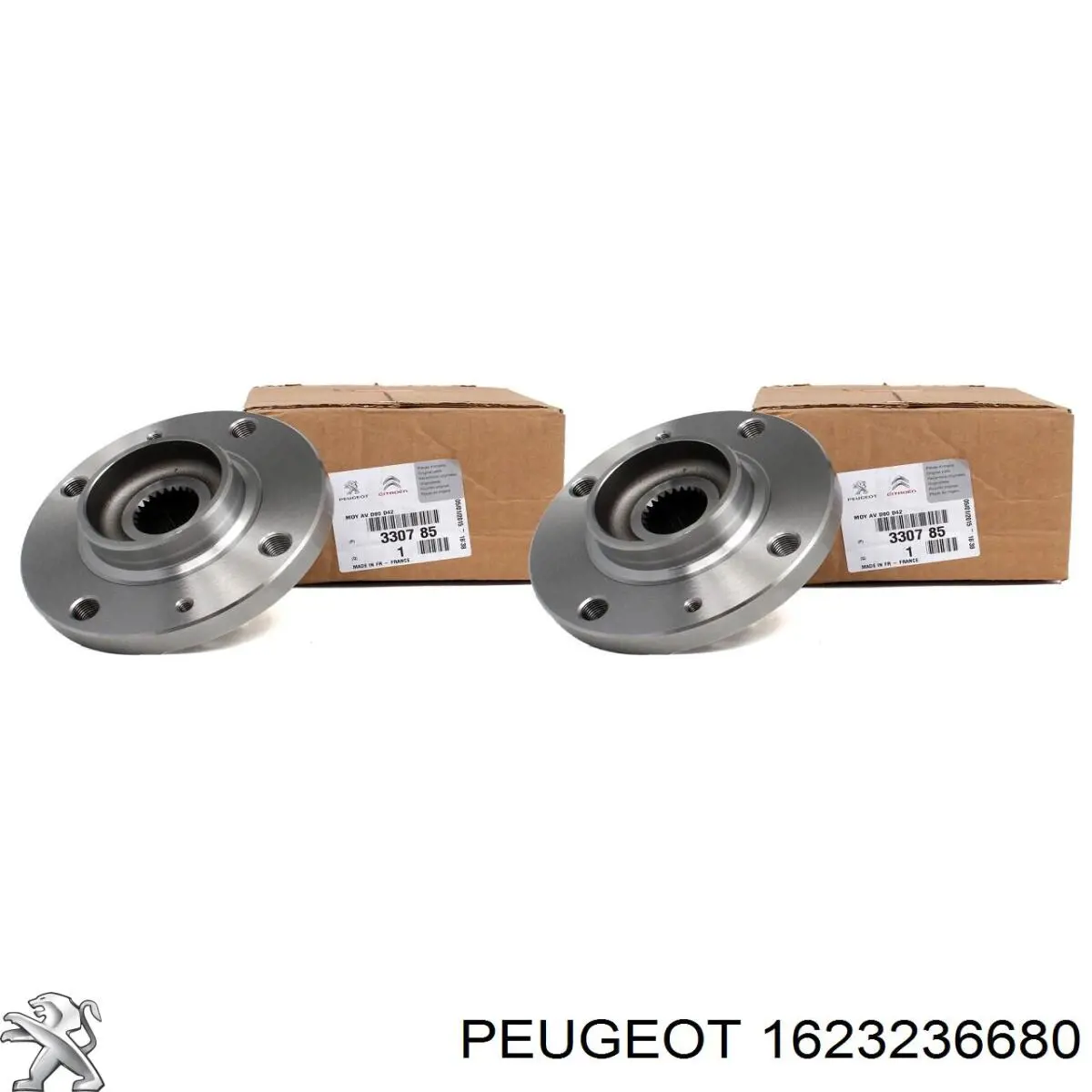 1623236680 Peugeot/Citroen Escobilla del limpiaparabrisas del lado del pasajero
