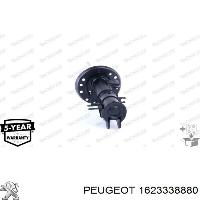 1623338880 Peugeot/Citroen amortiguador delantero derecho