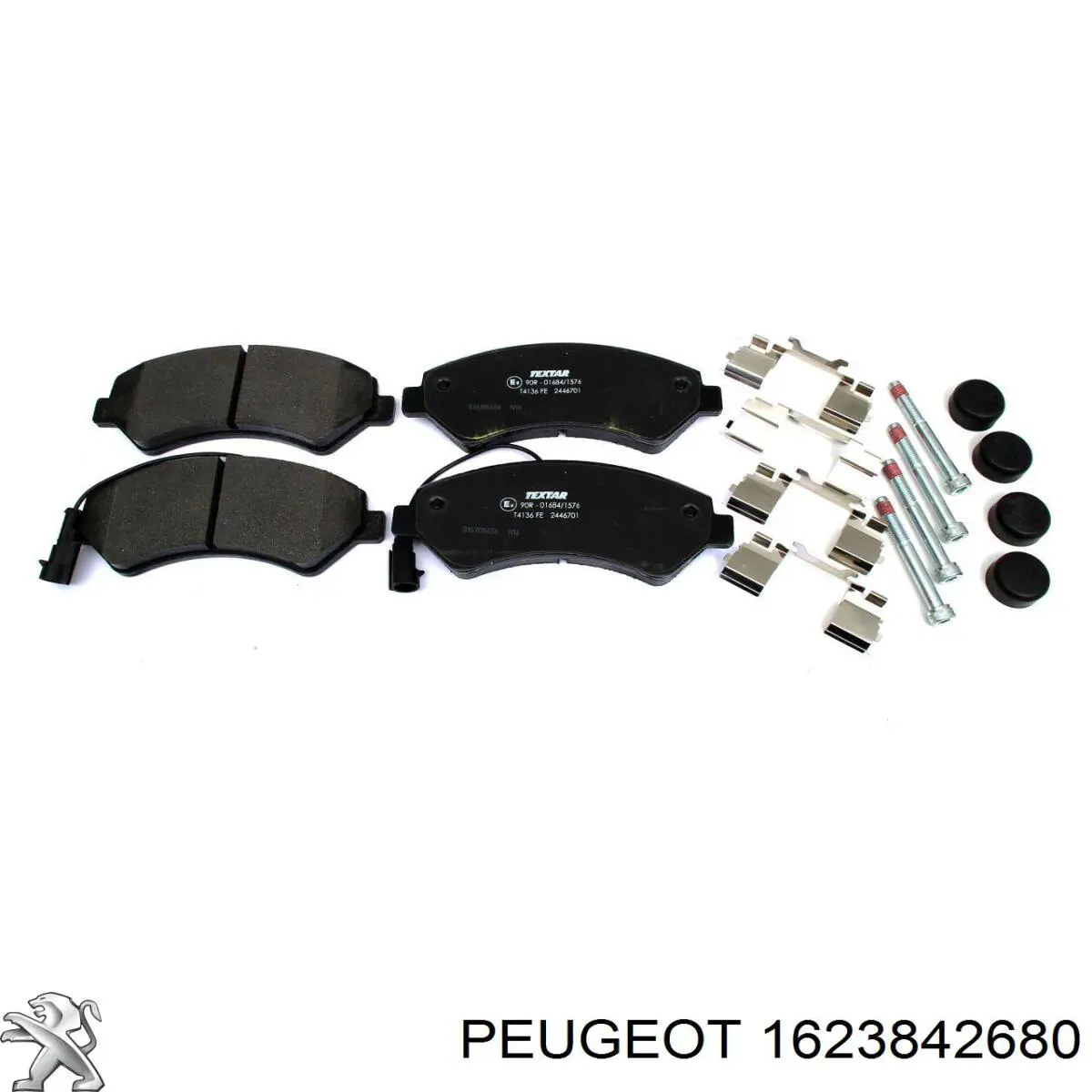 Pastillas de freno 1623842680 Peugeot/Citroen