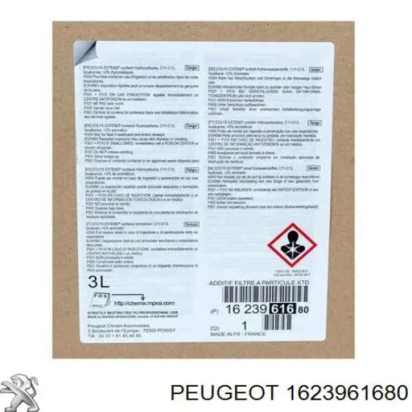 Líquido para limpieza de filtros de partículas diésel Peugeot/Citroen 1623961680 precio, desde 98,23 EUR