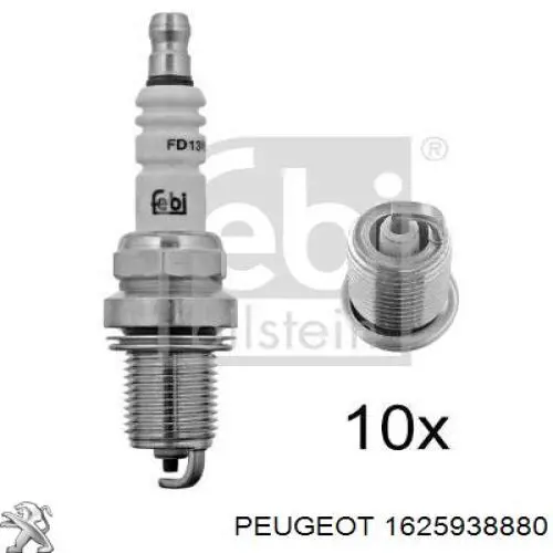 Bujías Peugeot/Citroen 1625938880 precio, desde 5,67 EUR