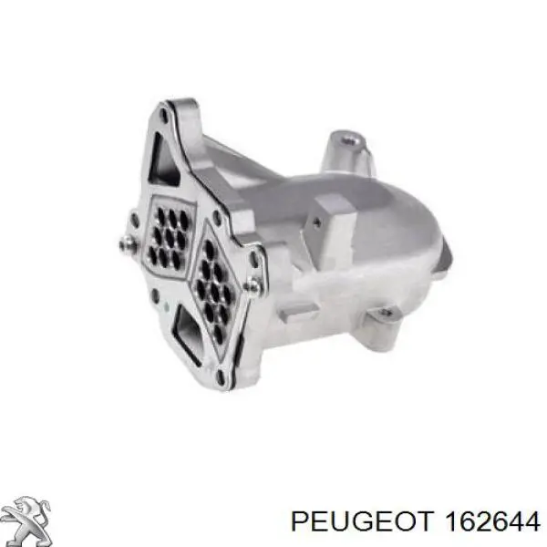 Enfriador de recirculación de gases de escape EGR 162644 Peugeot/Citroen