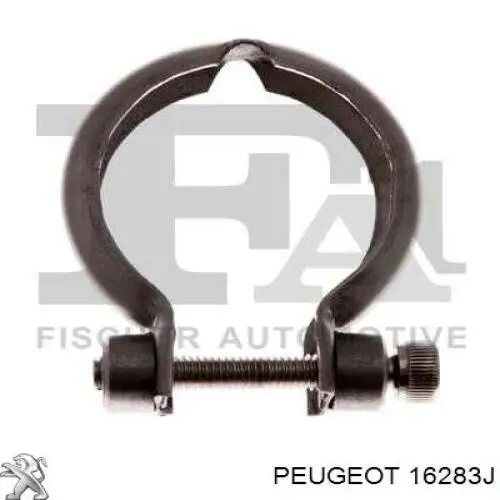 16283J Peugeot/Citroen abrazadera de tubo de válvula egr