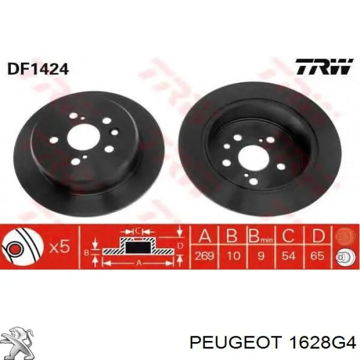 Sensor TPS 1628G4 Peugeot/Citroen