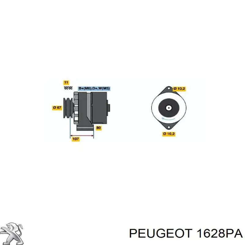 Válvula de regulación de gases Peugeot/Citroen 1628PA precio, desde 68,81 EUR