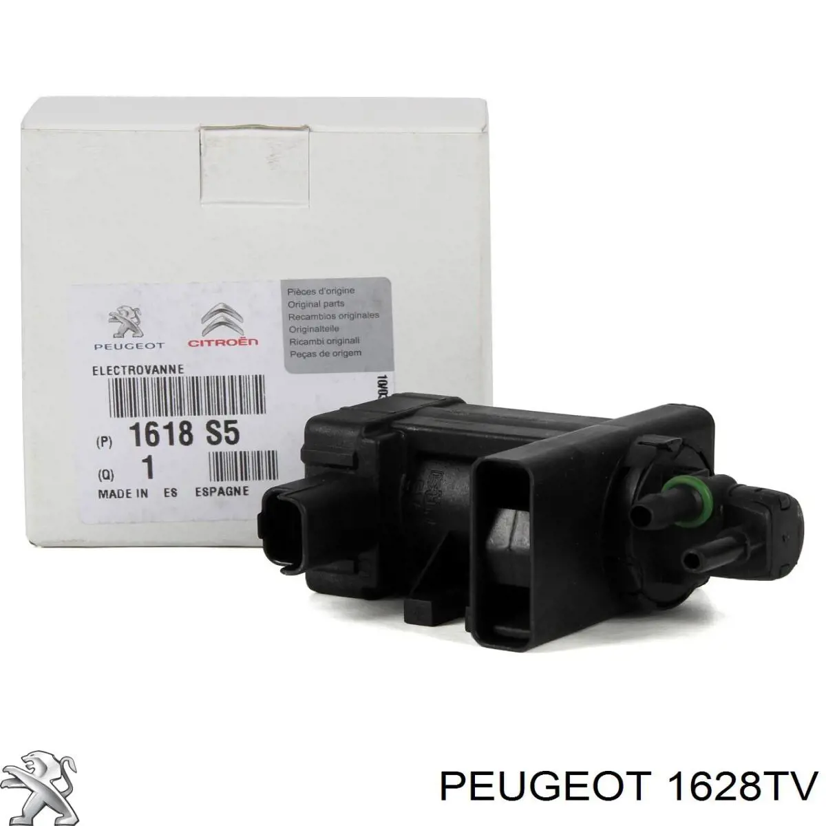 Comprar 1628TV Peugeot/Citroen Válvula solenoide de control de presión de sobrealimentación
