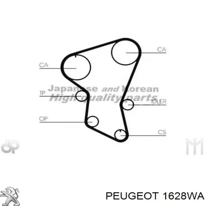 Polea inversión / guía, correa poli V T36085 Gates