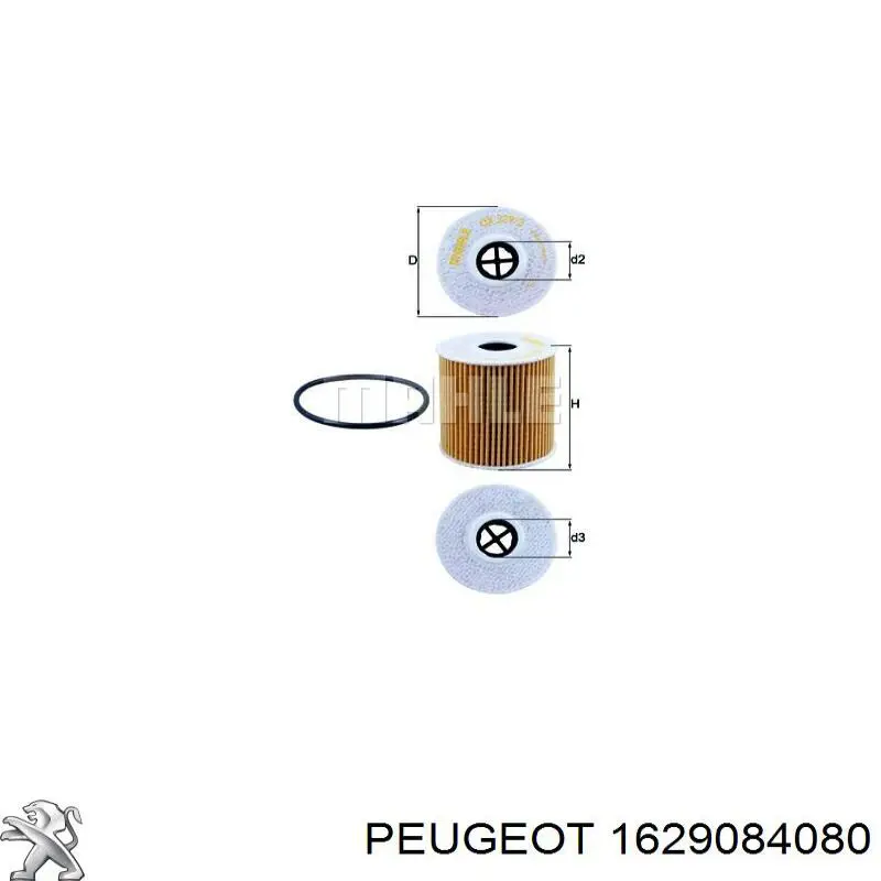 Filtro de aceite Peugeot 307 3H